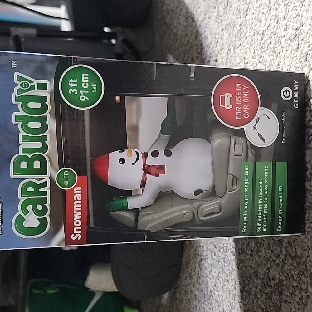 Snowman Inflatable Car Buddy